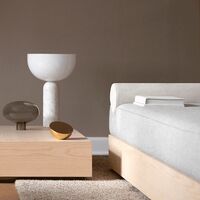 Kizu Table Lamp White Marble Big