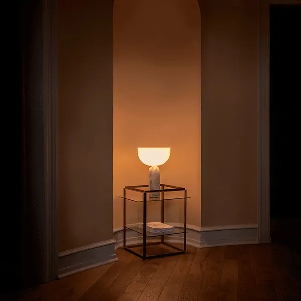 Kizu Table Lamp White Marble Big