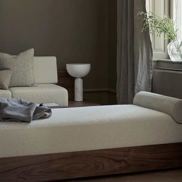 Kizu Table Lamp White Marble Big