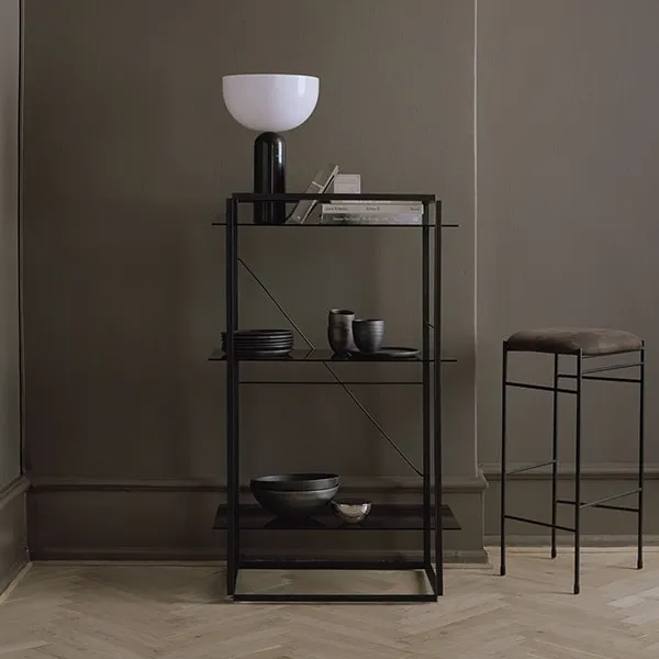 Kizu Table Lamp Black Marble Big