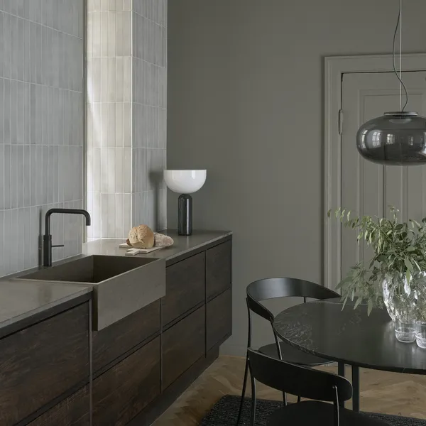 Kizu Table Lamp Black Marble Big