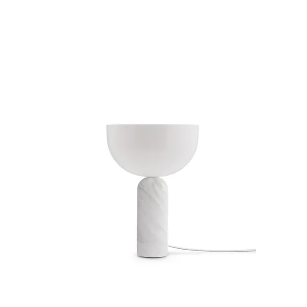 Kizu Table Lamp White Marble Small