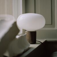 Karl-Johan Lampe à Poser Noir Marquina avec Verre