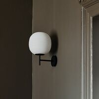 Lantern Applique Piccola Nero Ø20