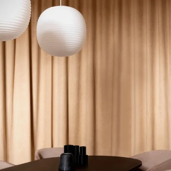 Lantern in Mat Wit Opaal Opaalglas , Klein