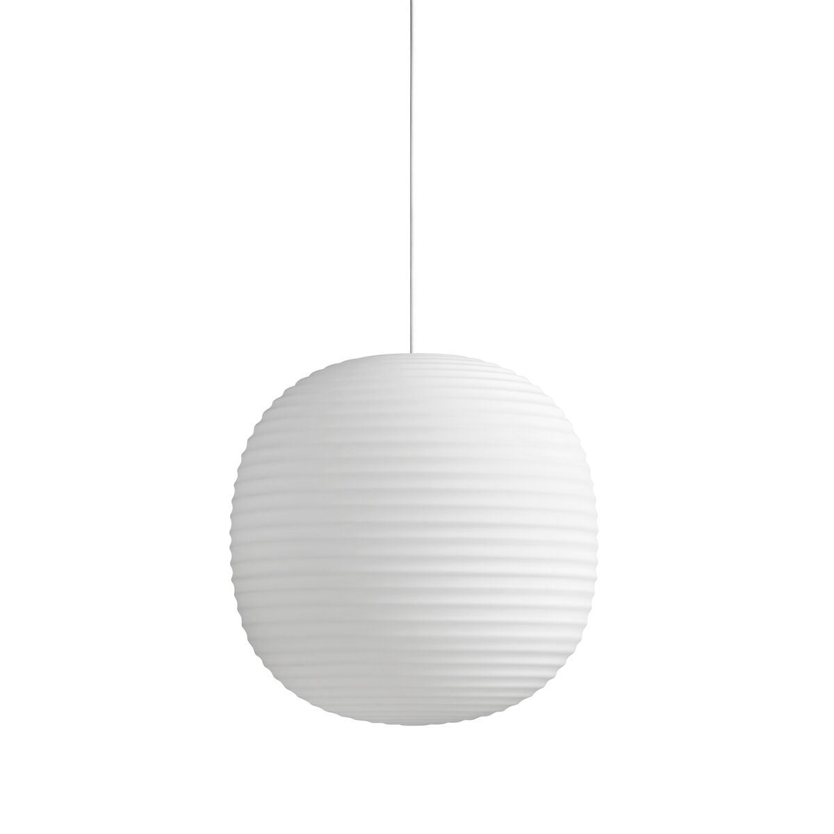 Lantern Lampa Wisząca w Matowym Biały Opal Duży