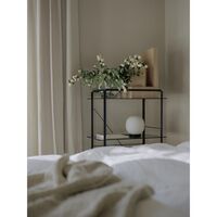 Lantern Globe Table Lamp White Medium