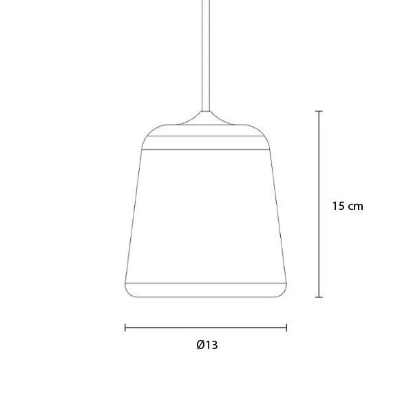 Material Pendant Smoked Oak