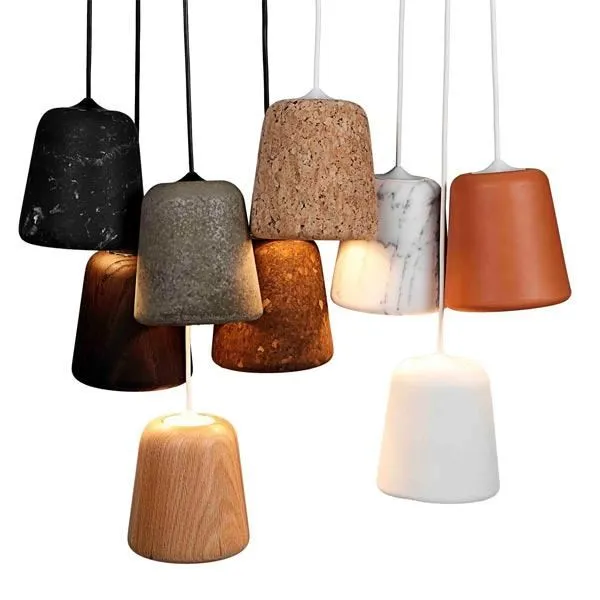 Material Pendant Concrete Light Grey