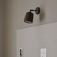 Material Lámpara de Pared Roble Ahumado