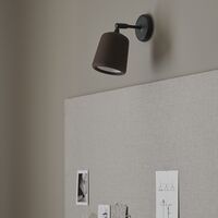 Material Lampa Ścienna Biały Marmur