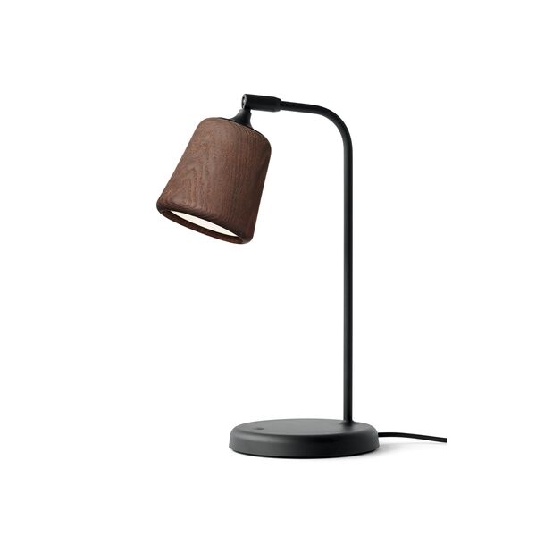 Material Bordslampa Smoked Oak
