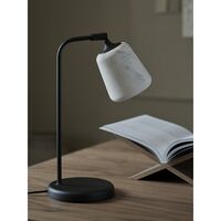Material Lampa Stołowa Ciemnoszary Beton