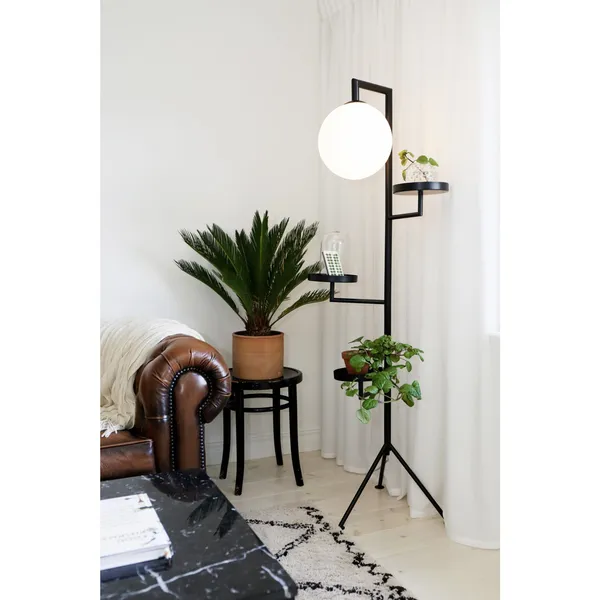 Astoria Gulvlampe Sort