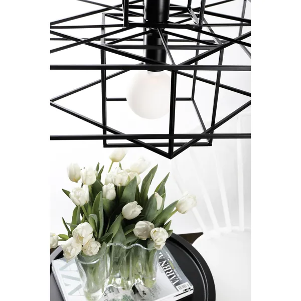 Cube Ceiling Light Brass