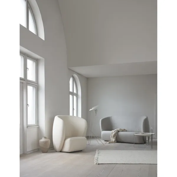 Compose Coffee Table Ø70 White Chrome
