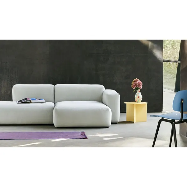Slit Coffee Table Round Ø45 Light Yellow