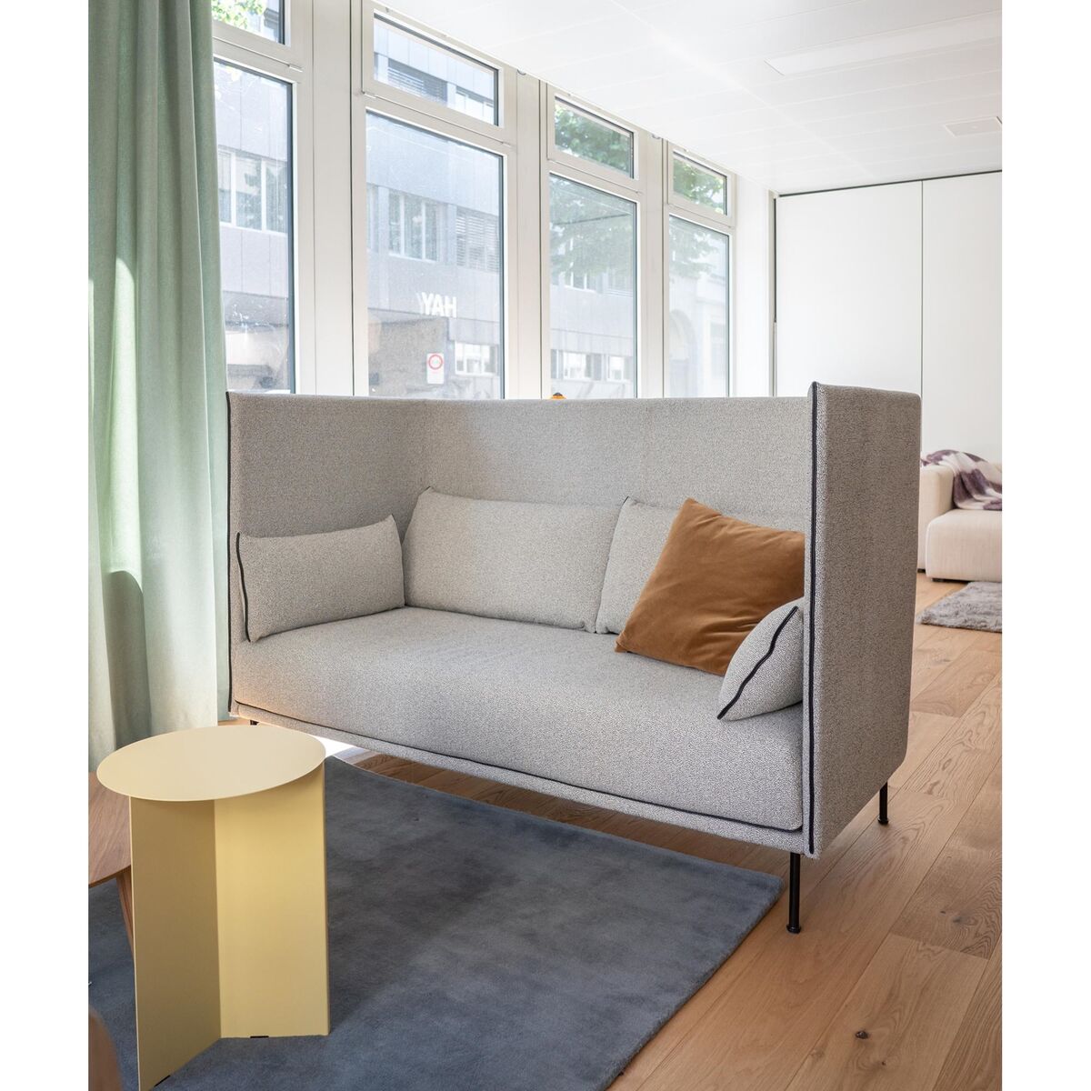 Slit Couchtisch Rund Ø35 Schwarz
