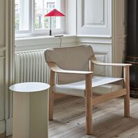 Slit Coffee Table Round Ø35 White