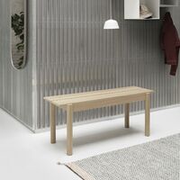 Linear -puupenkki 110x34 cm Tammi