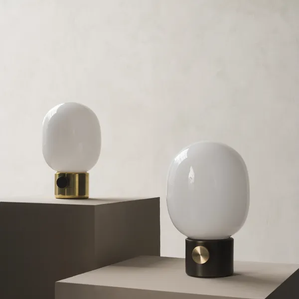 JWDA Lampe à Poser Marbre Blanc