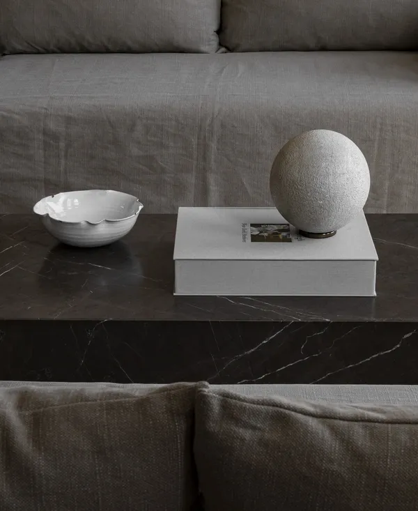Plinth Salontafel Laag Grijs Kendzo Marmer
