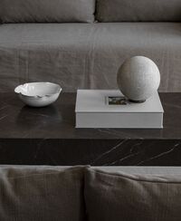 Plinth Salontafel Laag Grijs Kendzo Marmer