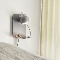 Ball Applique con USB Bianco Opaco