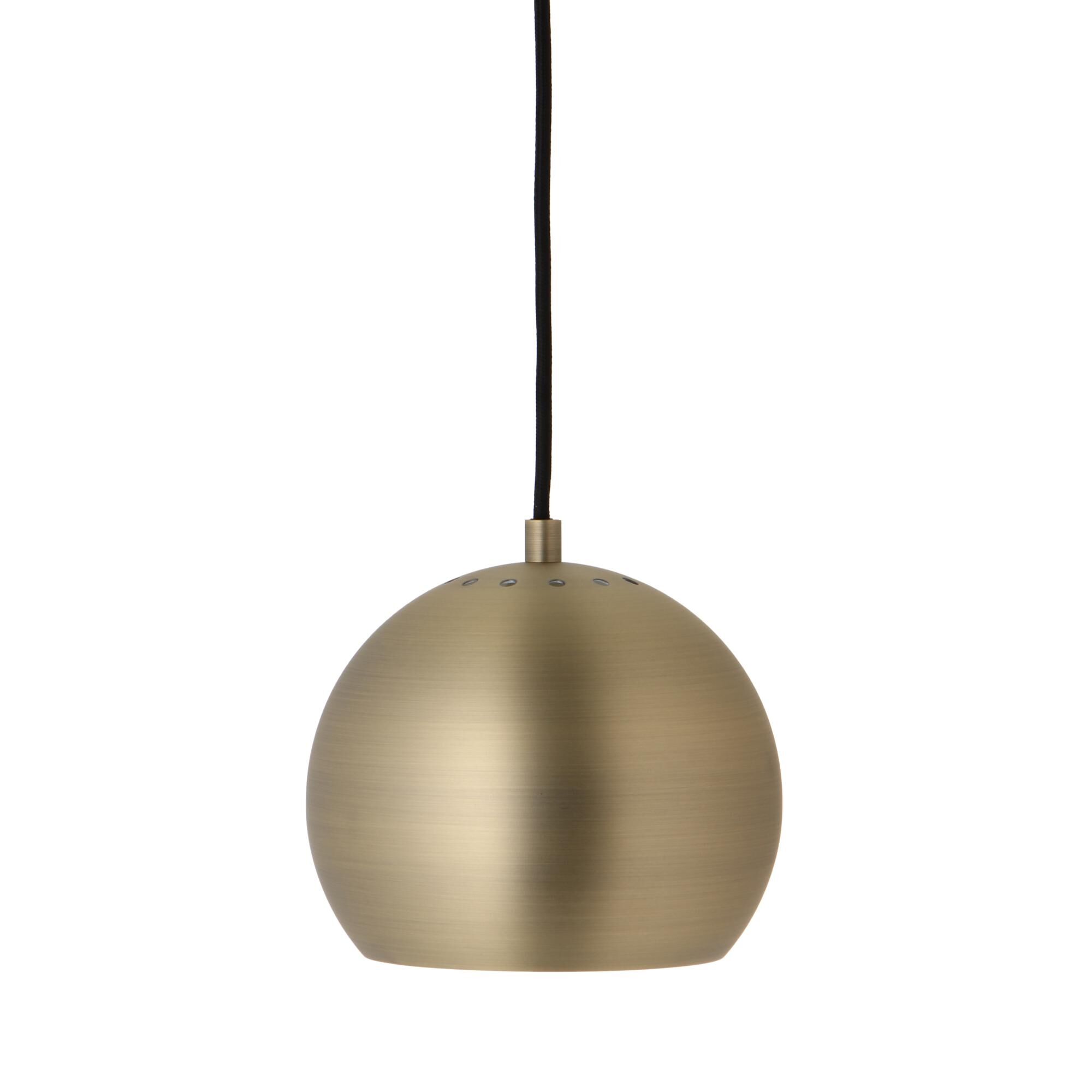 Taklampa &Oslash;18 cm Matt Antik M&auml;ssing