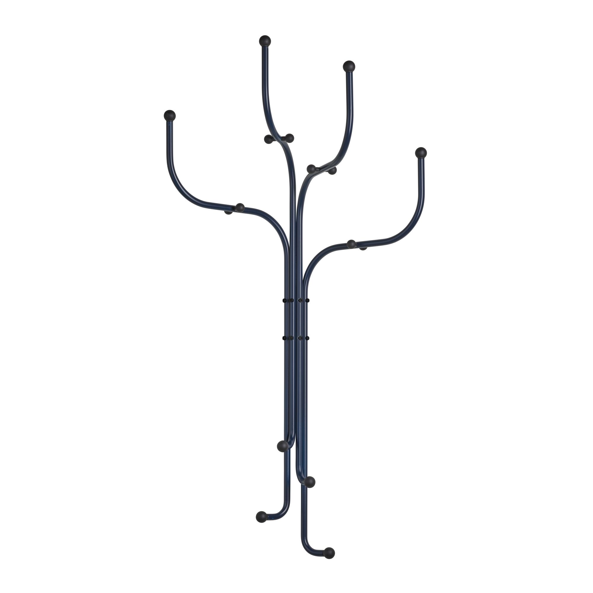 Coat Tree Knagerække Mørk Blå/Sort