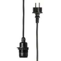 Outdoor Pendant Suspension Black E27