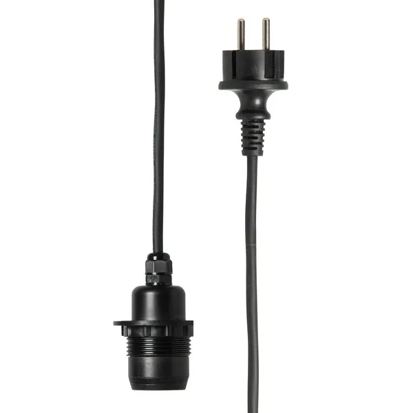 Outdoor Pendant Suspension Black E27