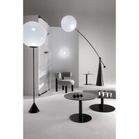 Flash Side Table Rund Sort