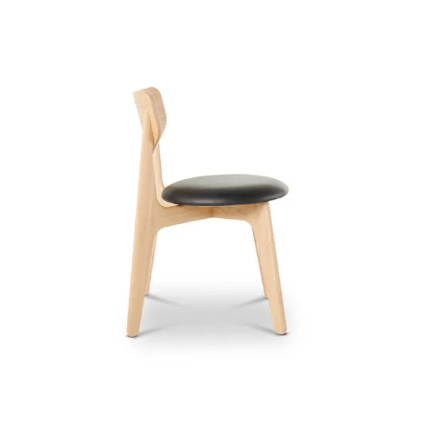 Slab Dining Chair Upholstered Natural