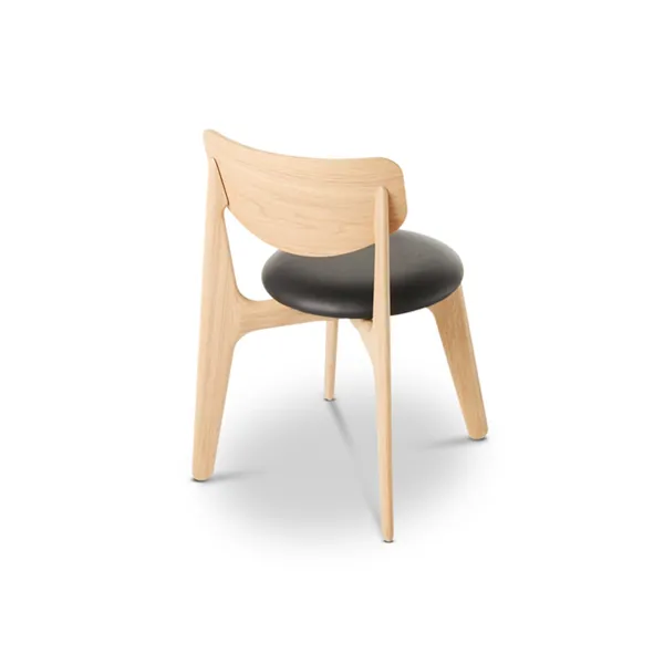 Slab Dining Chair Upholstered Natural