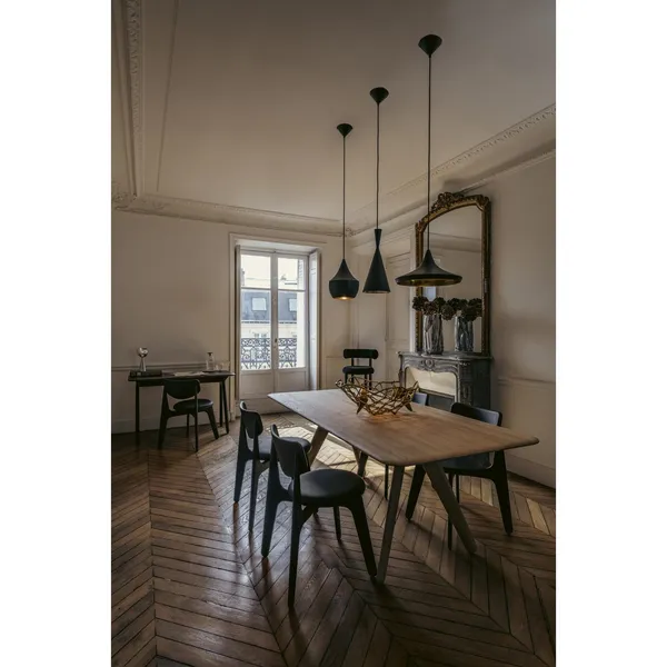 Slab Dining Chair Upholstered Natural