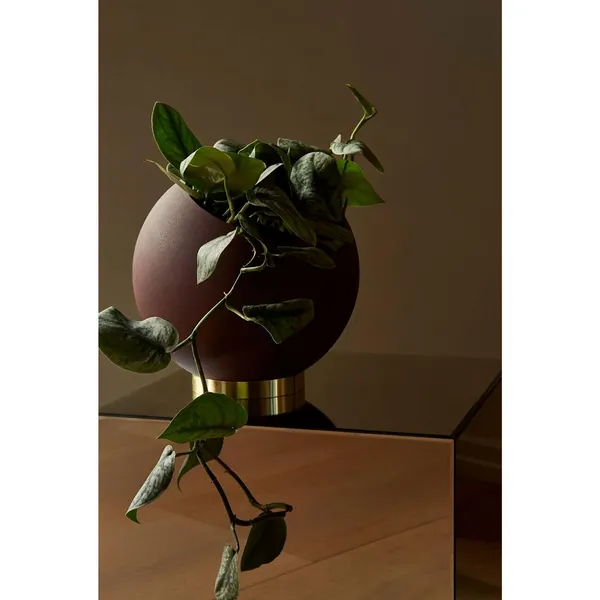 GLOBE Flower Pot Black Ø21 cm