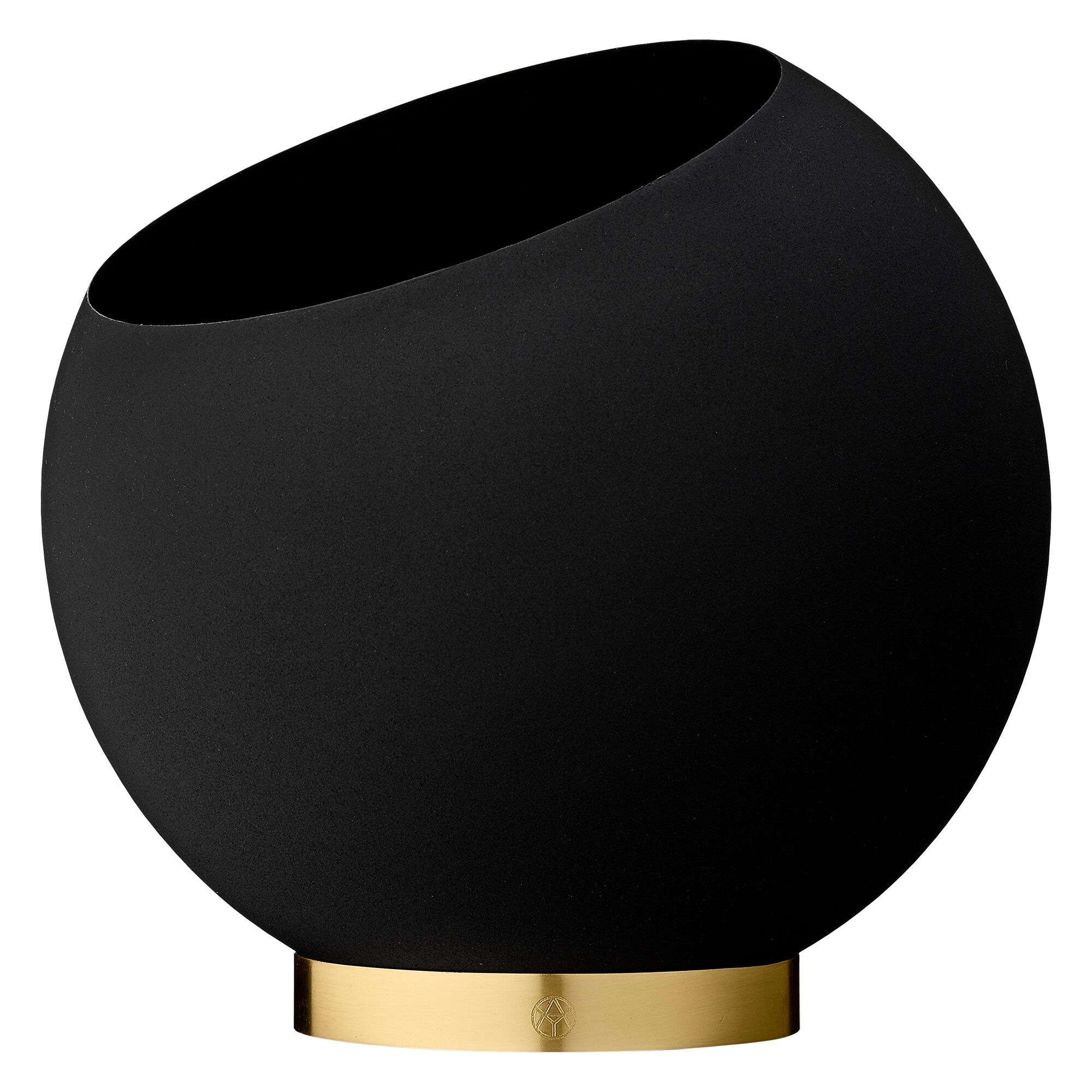 GLOBE Flowerpot Black Ø30 cm