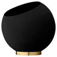 GLOBE Flower Pot Black Ø37 cm