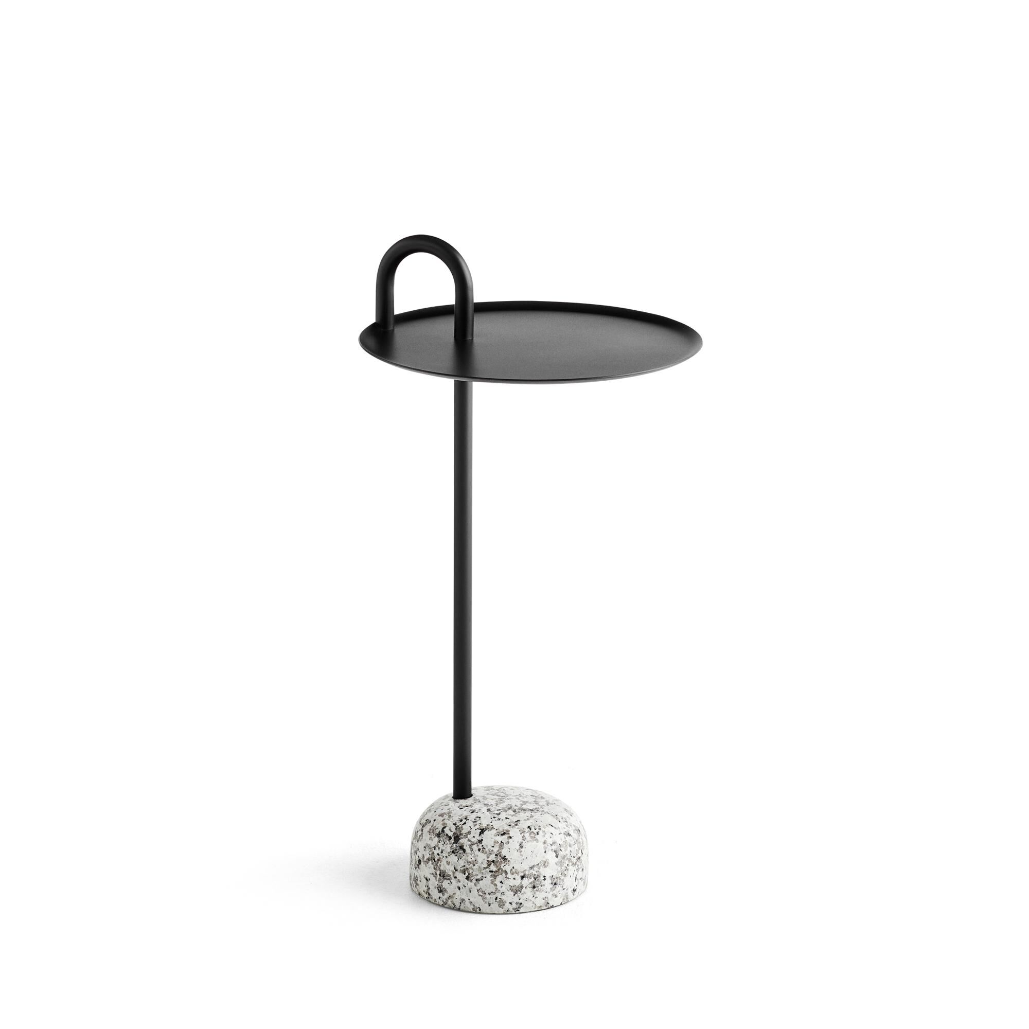 Bowler Table d'Appoint Granit/Noir