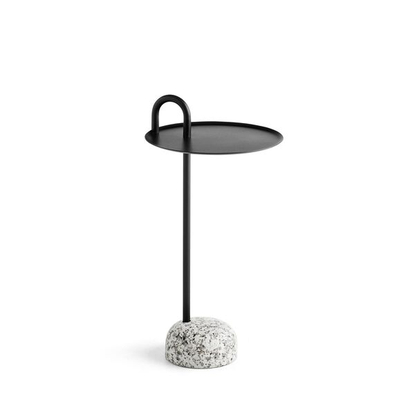 Mesa Auxiliar Bowler Granito/ Negro
