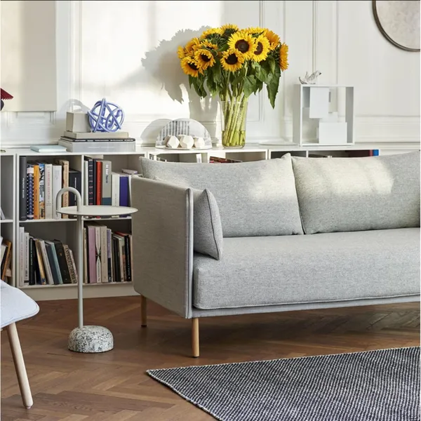 Bowler Side Table Granite/ Beige
