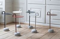 Bowler Side Table Granite/ Beige