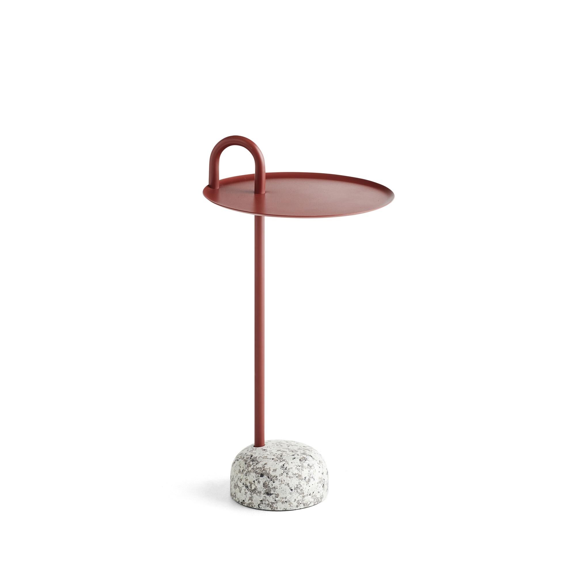 Bowler Sidebord Granitt/fliser Rød
