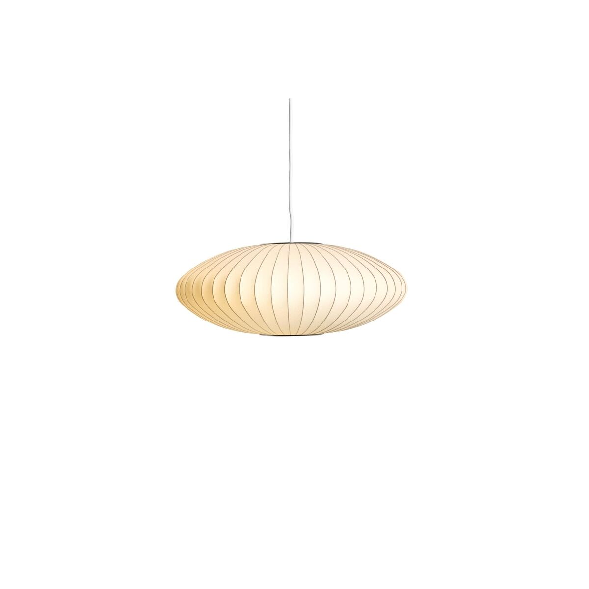 Nelson Saucer Bubble Pendant Small Off-White
