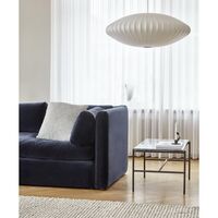 Nelson Saucer Bubble Pendel Middels Off-White