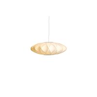 Nelson Saucer Crisscross Bubble Pendant Small Off-White
