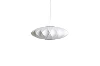 Nelson Saucer Crisscross Bubble Pendant Small Off-White
