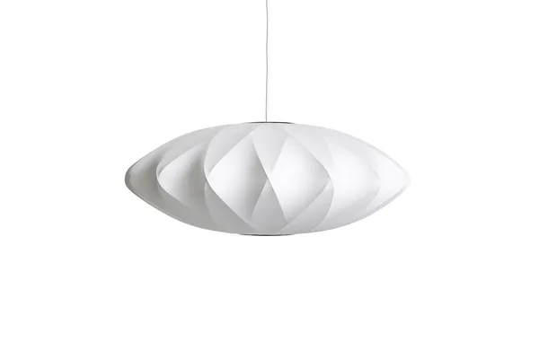 Nelson Saucer Crisscross Bubble Pendant Medium Off-White