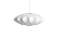 Suspension Nelson Saucer Crisscross Bubble Medium Blanc Cassé